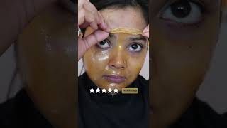 Everyuth Golden Glow Peel Off Mask Review amp Demo  PIN UP STYLE  peeloffmasks peeling faceglow [upl. by Ylrrad]