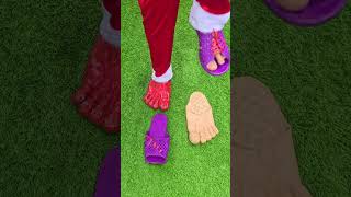 Super cool Santas slippers 🎅🎅 christmas funny shortstrending [upl. by Tunnell818]