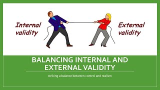 Balancing Internal amp External Validity in Research Methods [upl. by Nodgnal]