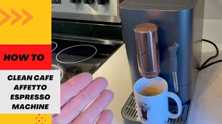 How to Clean Cafe Affetto Espresso Machine [upl. by Cash]