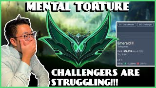 HOW TO SURVIVE EMERALD HARDEST ELO TO CLIMB [upl. by Eiramanit]