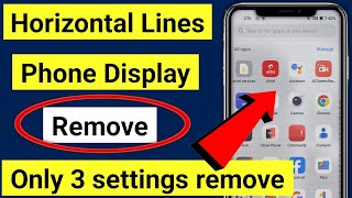horizontal lines on mobile screen horizontal lines on mobile screen fixphone screen lining problem [upl. by Nella524]
