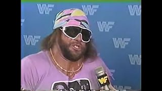 Macho Man Randy Savage Promo on Honky Tonk Man 12051987 Cow Palace [upl. by Wallache]