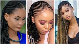 😍😍🔥New Braided Hairstyles Compilation  2020 Latest cornrows Tutorials braids [upl. by Ellienad]