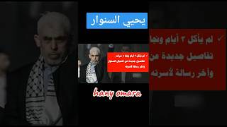 حرب غزه الانتفاصيل جديده حول يحيي السنوار واخر لحظات حياته نتناهوالقساممحمد الضيفمحمد السنوار [upl. by Keverne]