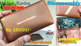 HarmanKardon Rs15000 Bluetooth Speaker Teardown  Esquire mini disassembly  Look inside [upl. by Gent]