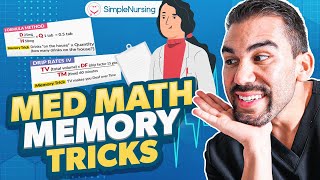 Med Math Nursing Memory Tricks amp Tips  Fundamentals of Nursing Made EASY [upl. by Elak280]