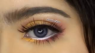 Mehandi Bridal Eye Makeup makeup  Soft Eye Makeup Tutorial [upl. by Meehahs]