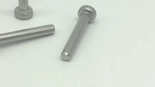 China wholesale carbon steel Flat head pin quick Release Detent Clevis Pins [upl. by Garbers347]