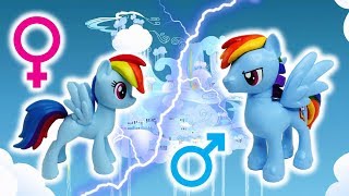 Pony Custom Tutorial  Transform Rainbow Dash to a BOY Rainbow Blitz [upl. by Aleciram977]