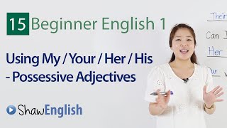 English Grammar Possessive Adjectives [upl. by Saffier]