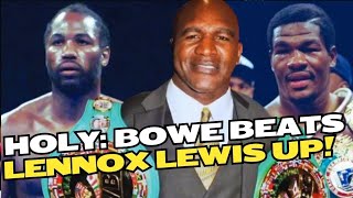 Evander Holyfield Reveals Who Would Win Lennox Lewis vs Riddick Bowe [upl. by Mera898]