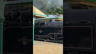 H2 32424 ‘beachy head’ and BR 4MT 80154 80151 arriving into horsted Keynes [upl. by Nancee]