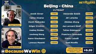 Beijing ATP 500 Predictions and Round 1 Best Bets  Sinner Alcaraz Medvedev in Action [upl. by Liss378]