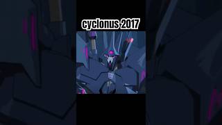 cyclonus evolution 19862017 [upl. by Nerrej]