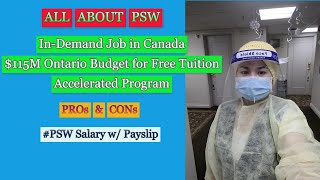 PSW Job High Demand in Canada  Minimum 18 per Hour Stable Career Nursing  Personal Support Worker [upl. by Gregorius67]