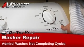 Admiral Washer Repair  Not Completing Cycles  Mode Shifter [upl. by Fidole]