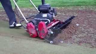 Toro Greensmaster 1000 using Nordic Plow [upl. by Khalsa]