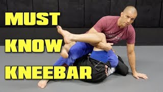 The First Kneebar You Should Learn  BJJ Leglock Submission [upl. by Sdlonyer825]