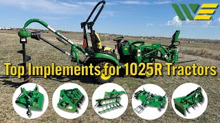 Top Implements for John Deere 1025R Tractors [upl. by Lyda]