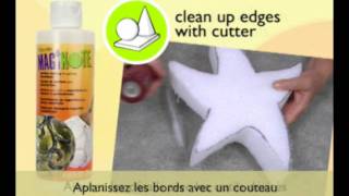 DecoArt® MagiKote™ Revêtement de surface pour la mousse de polystyrène [upl. by Miksen128]