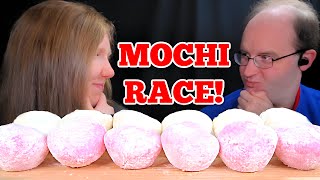 ASMR MOCHI ICE CREAM RACE MUKBANG EATING SOUNDS [upl. by Nas]