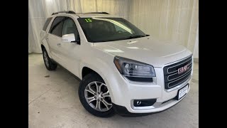 2015 Summit White GMC Acadia ALL WHEEL DRIVE SLT CT2839B Motor Inn Auto Group [upl. by Eirelav42]