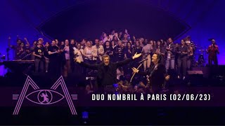 M Duo Nombril 2023 avec Guillaume Canet Accor Arena de Paris 75 [upl. by Roydd]