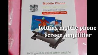 Folding Screen Enlarger Unboxing ReviewYour Portable Home Cinema2021 [upl. by Emilia]