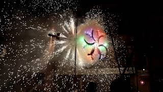 Pyro Whirls  Nar talart Mekkanizzat  Festa Madonna Ta Lourdes San Ġwann 2024 Ground Fireworks [upl. by Donelson825]