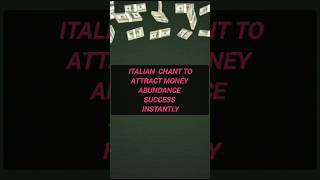 Money Mantra Italian Switchword For Money Manifestation Law of Attraction Moneyshorts switchwords [upl. by Enyalaj622]