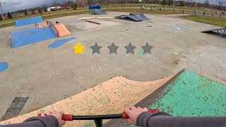 SCOOTERING at The Weirdest SKATEPARK EVER [upl. by Scarlett823]