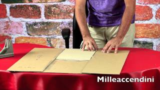 cartone piega magliette How to make a TShirt Folder Machine [upl. by Indyc448]