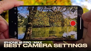 iPhone 16 Pro  Max Best Camera Settings  Tips amp Tricks [upl. by Emlynne]