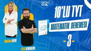 345 YAYINCILIK 10LU TYT MATEMATİK DENEMESİ  3 [upl. by Timothy]