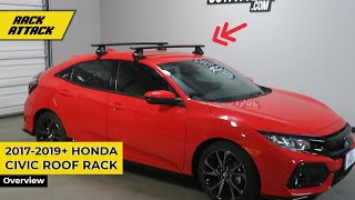 Honda Civic 5 Door Hatchback with Thule EVO Clamp Roof Rack [upl. by Ameg]