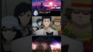 Okabe Rintaro gets arrested at the airport 😂  SteinsGate  shorts anime animeedit [upl. by Irahc]