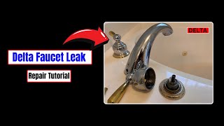 How to Fix a Delta Faucet Leak  Delta Faucet Leak Repair Tutorial [upl. by Aivatal]