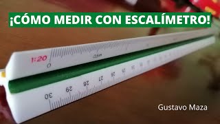 Como medir con escalímetro [upl. by Brynna888]