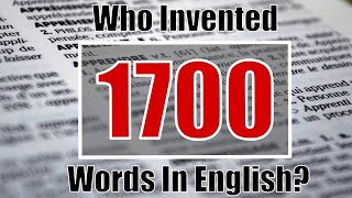 Who Invented 1700 Words In English [upl. by Pike627]