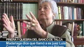 Sebastian Piñera Intervencion al ser detenido por caso Banco de Talca monica Madariaga [upl. by Ytnom840]