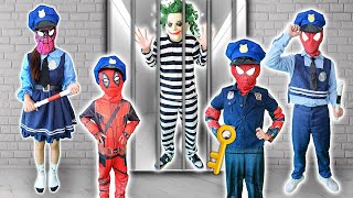 BAD GUYS Become Spiderman amp rescues JOKER from prison SpiderMan Into The SpiderVerse2024247 [upl. by Derag]