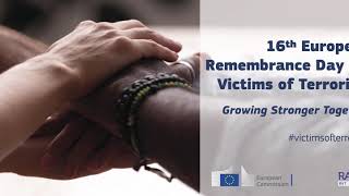 The 16th European Remembrance Day for Victims of Terrorism [upl. by Anneehs]