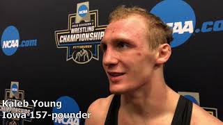 Kaleb Young takes 5th at the 2019 NCAA Wrestling Championships [upl. by Vaas]