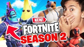 EvanTube Reacts to NEW Fortnite Chapter 2 Season 2  Battle Pass [upl. by Airrat]