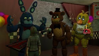 Blender FNAF Movie Bonnie tells Abby a crazy story [upl. by Meehan]