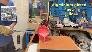 aluminium gieten met Jelle SD 480p [upl. by Gunning]