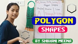 Polygon shapes  Shivani study centre [upl. by Enyalb]