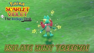 How To EASILY Shiny Hunt Treecko In Pokemon Scarlet and Violet the Indigo Disk [upl. by Kanter773]