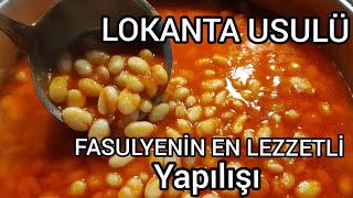 Lokanta Usulu Kuru Fasülye Nasıl Yapılır  En lezzetli Fasulye Yemeği  Ayva Sarısı [upl. by Gnad]